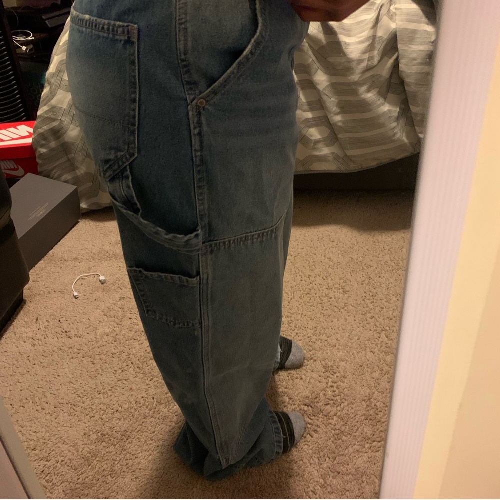 90's ardene high rise cargo jeans
